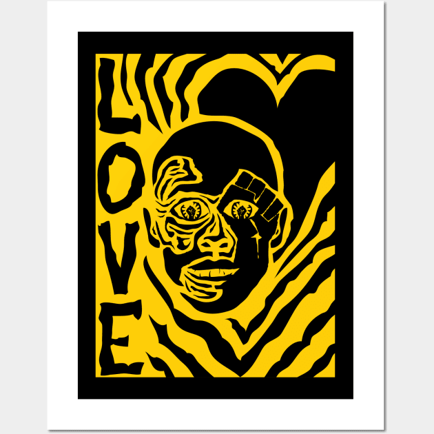 love protest eyes Wall Art by polisci